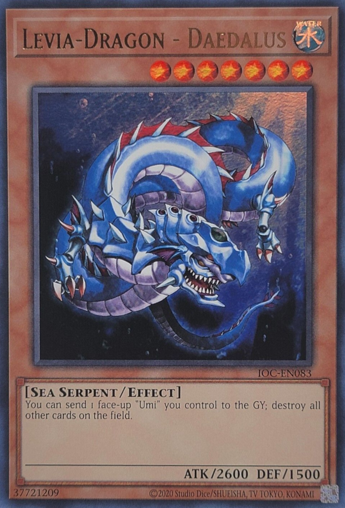 Levia-Dragon - Daedalus (25th Anniversary) [IOC-EN083] Ultra Rare | Clutch Gaming