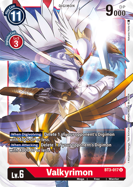 Valkyrimon [BT3-017] [Release Special Booster Ver.1.5] | Clutch Gaming