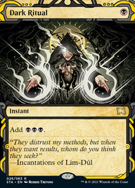 Dark Ritual (Foil Etched) [Strixhaven: School of Mages Mystical Archive] | Clutch Gaming