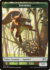 Demon // Squirrel Double-Sided Token [Double Masters Tokens] | Clutch Gaming