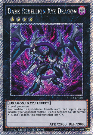 Dark Rebellion Xyz Dragon [CT12-EN002] Secret Rare | Clutch Gaming