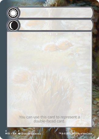 Helper Card (4/9) [Innistrad: Midnight Hunt Tokens] | Clutch Gaming