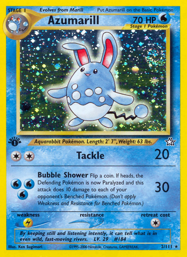 Azumarill (2/111) [Neo Genesis 1st Edition] | Clutch Gaming