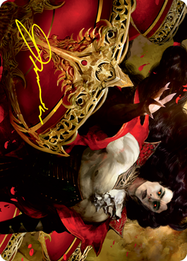 Bloodvial Purveyor Art Card (Gold-Stamped Signature) [Innistrad: Crimson Vow Art Series] | Clutch Gaming