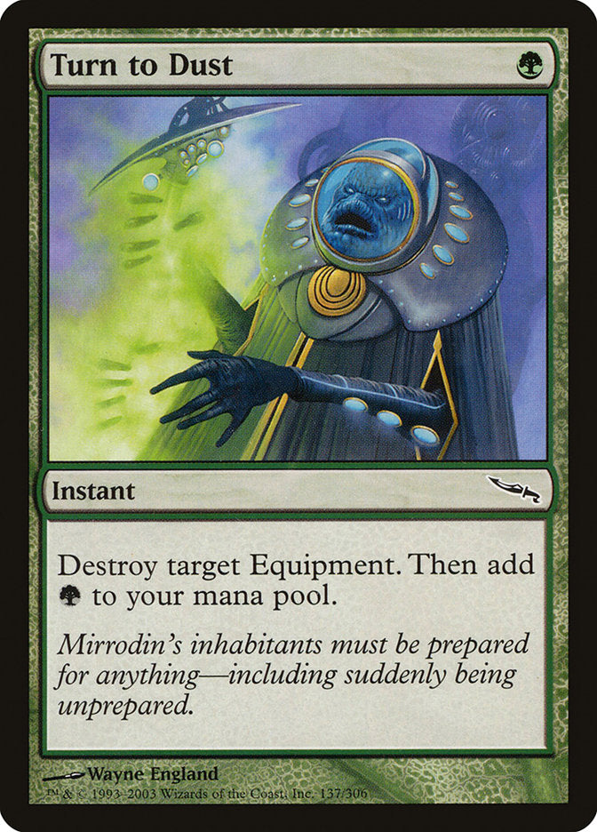 Turn to Dust [Mirrodin] | Clutch Gaming