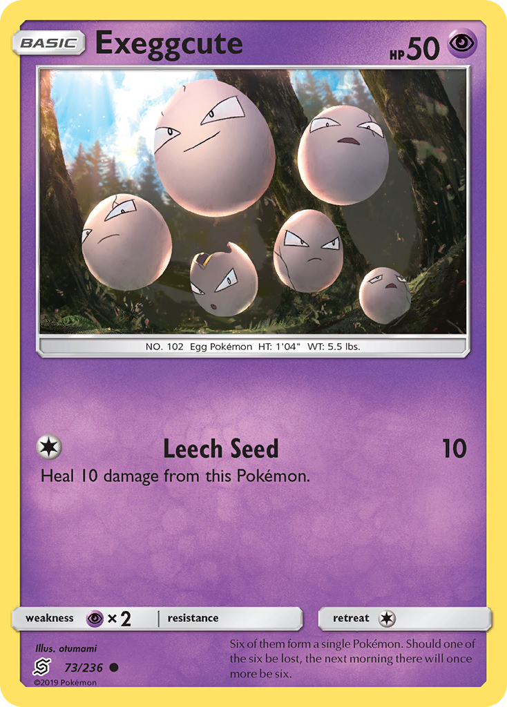 Exeggcute (73/236) [Sun & Moon: Unified Minds] | Clutch Gaming