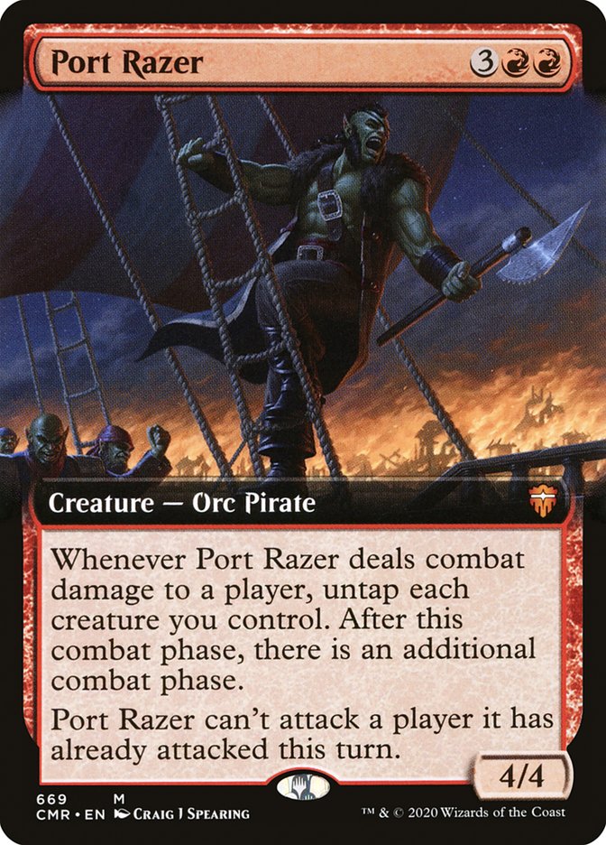 Port Razer (Extended Art) [Commander Legends] | Clutch Gaming