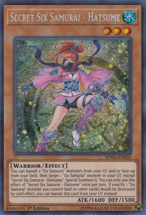 Secret Six Samurai - Hatsume [SPWA-EN003] Secret Rare | Clutch Gaming