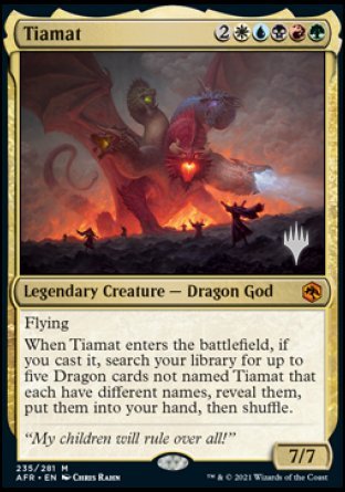 Tiamat (Promo Pack) [Dungeons & Dragons: Adventures in the Forgotten Realms Promos] | Clutch Gaming