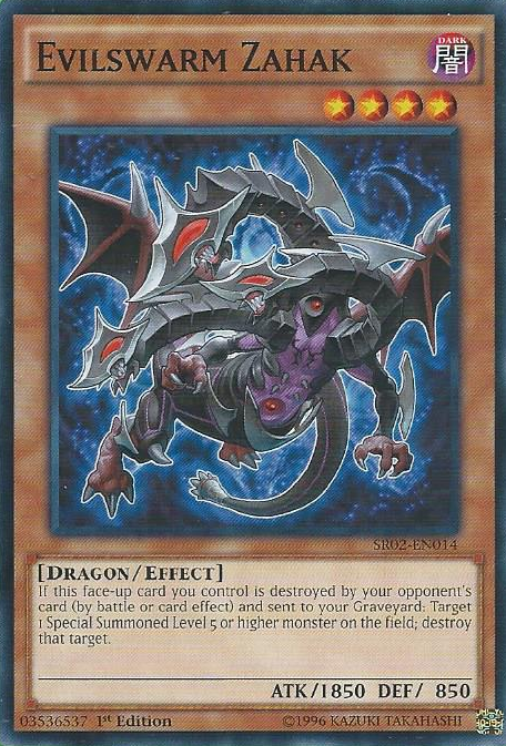 Evilswarm Zahak [SR02-EN014] Common | Clutch Gaming