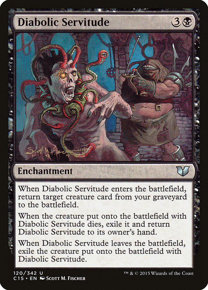 Diabolic Servitude [Commander 2015] | Clutch Gaming