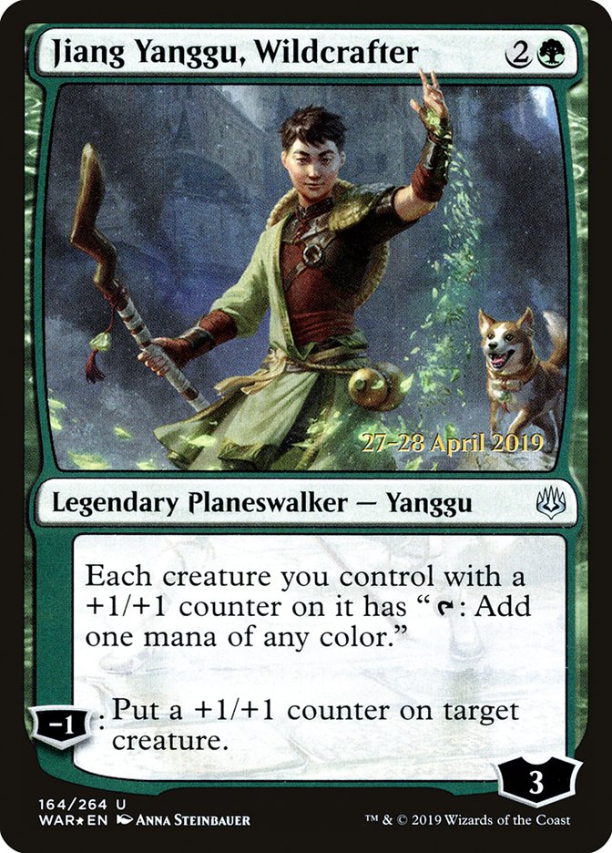 Jiang Yanggu, Wildcrafter [War of the Spark Prerelease Promos] | Clutch Gaming