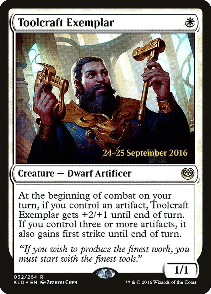 Toolcraft Exemplar [Kaladesh Prerelease Promos] | Clutch Gaming