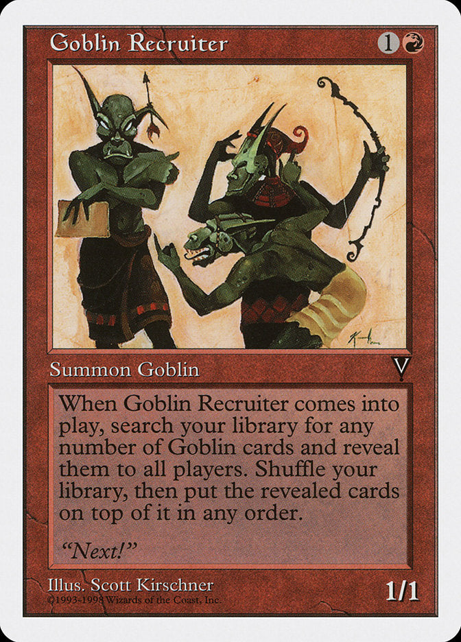 Goblin Recruiter [Anthologies] | Clutch Gaming