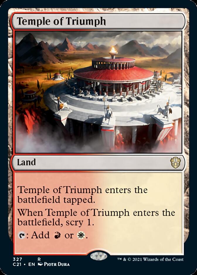 Temple of Triumph [Commander 2021] | Clutch Gaming
