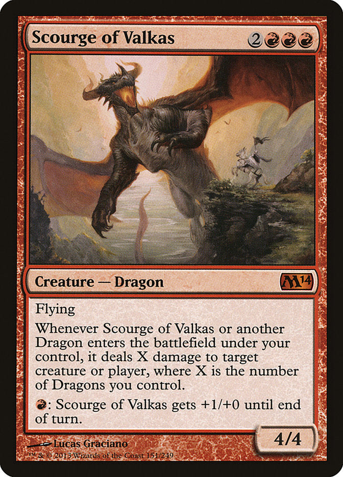 Scourge of Valkas [Magic 2014] | Clutch Gaming