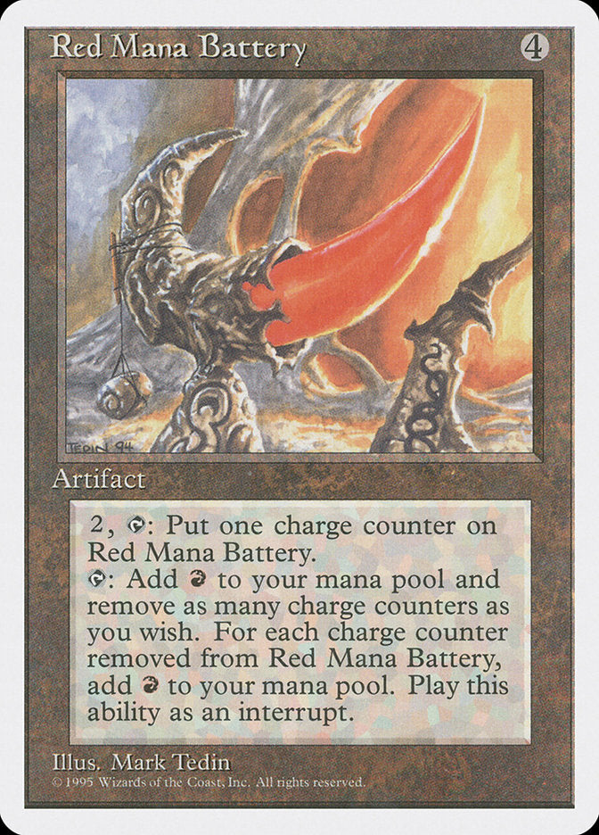 Red Mana Battery [Fourth Edition] | Clutch Gaming