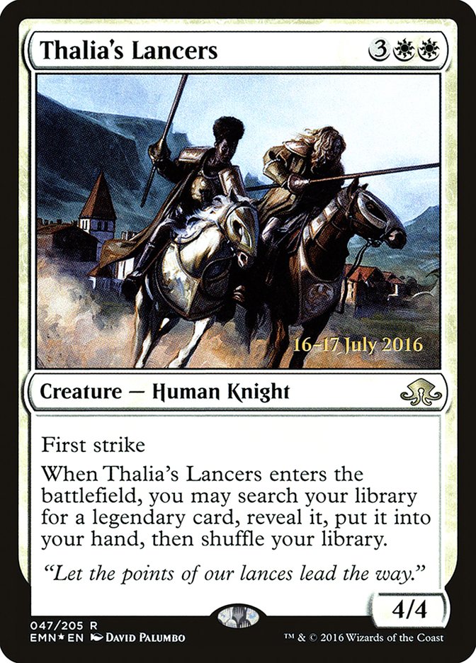 Thalia's Lancers [Eldritch Moon Prerelease Promos] | Clutch Gaming