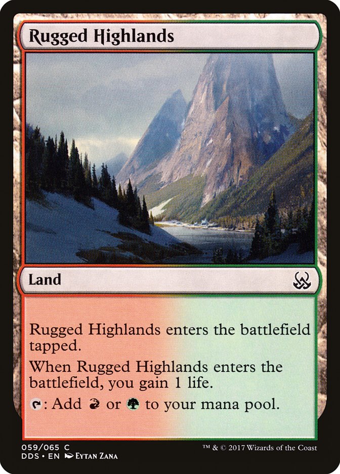 Rugged Highlands [Duel Decks: Mind vs. Might] | Clutch Gaming