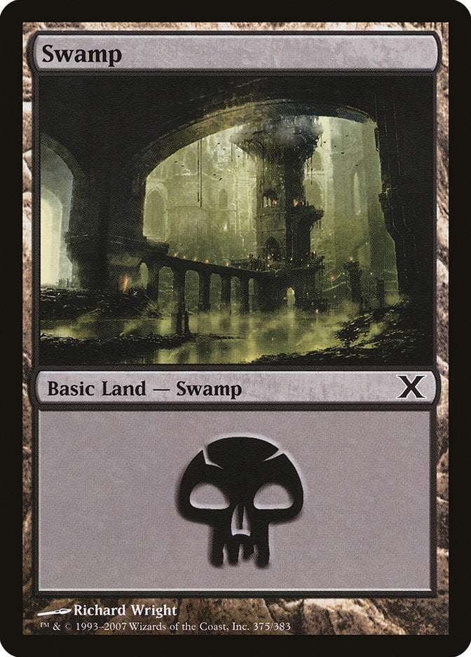 Swamp (375) [Tenth Edition] | Clutch Gaming