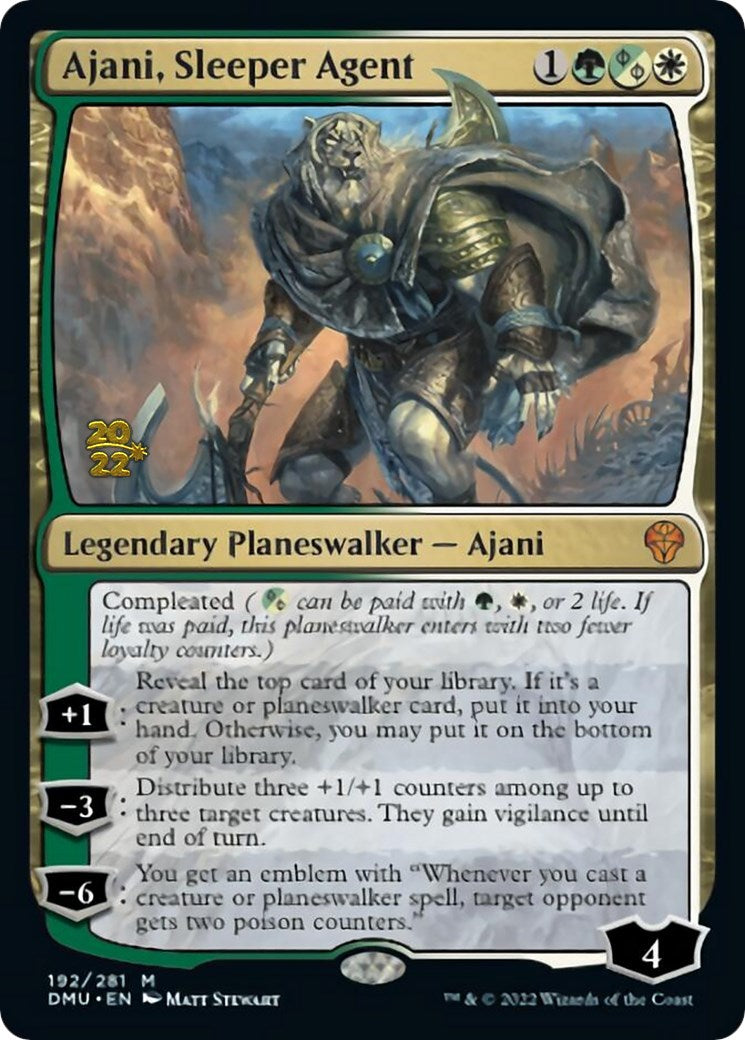 Ajani, Sleeper Agent [Dominaria United Prerelease Promos] | Clutch Gaming