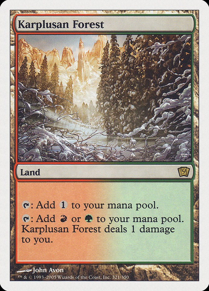 Karplusan Forest [Ninth Edition] | Clutch Gaming