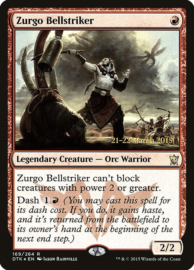 Zurgo Bellstriker [Dragons of Tarkir Prerelease Promos] | Clutch Gaming