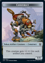 Copy // Construct (030) Double-Sided Token [Commander 2021 Tokens] | Clutch Gaming