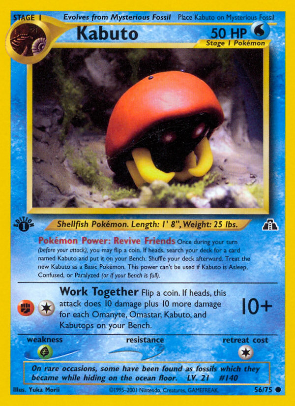 Kabuto (56/75) [Neo Discovery 1st Edition] | Clutch Gaming