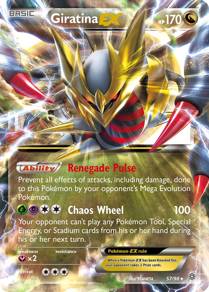 Giratina EX (57/98) [XY: Ancient Origins] | Clutch Gaming