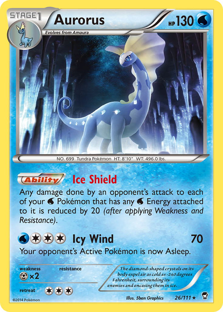 Aurorus (26/111) [XY: Furious Fists] | Clutch Gaming