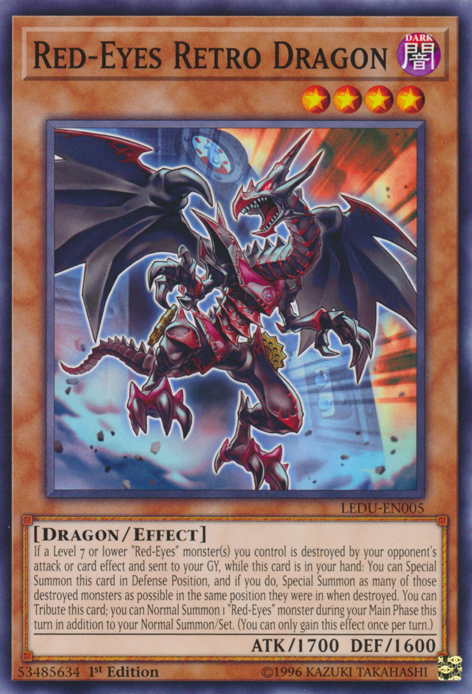 Red-Eyes Retro Dragon [LEDU-EN005] Common | Clutch Gaming