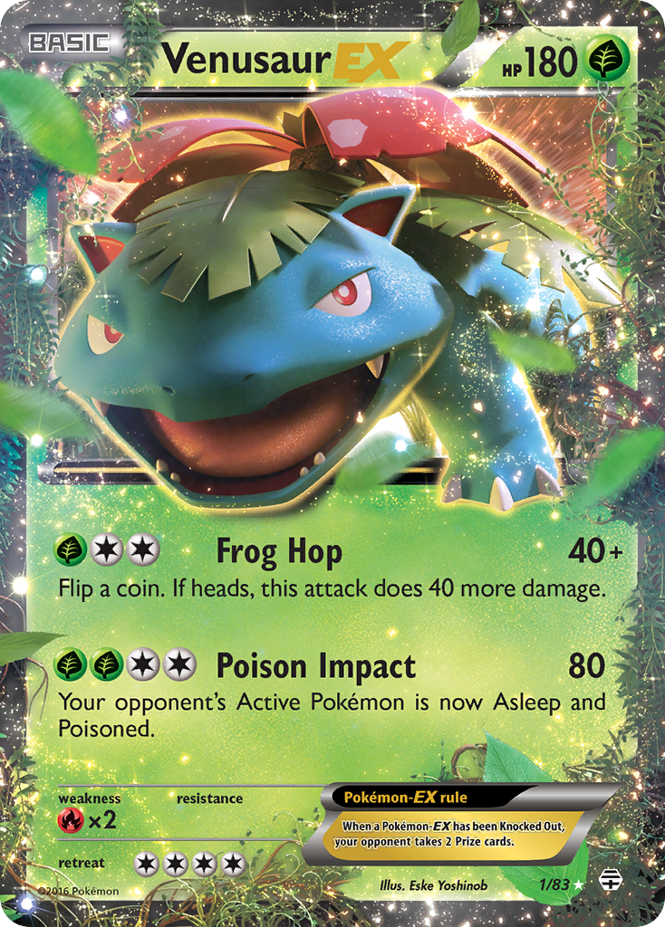 Venusaur EX (1/83) [XY: Generations] | Clutch Gaming