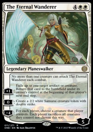 The Eternal Wanderer (Promo Pack) [Phyrexia: All Will Be One Promos] | Clutch Gaming