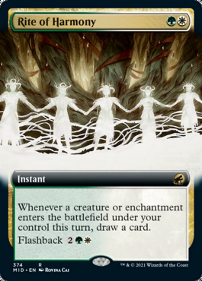 Rite of Harmony (Extended Art) [Innistrad: Midnight Hunt] | Clutch Gaming