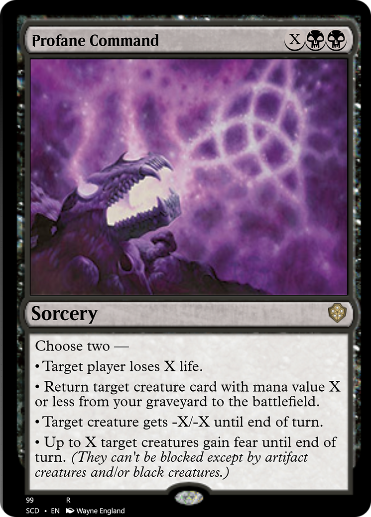 Profane Command [Starter Commander Decks] | Clutch Gaming