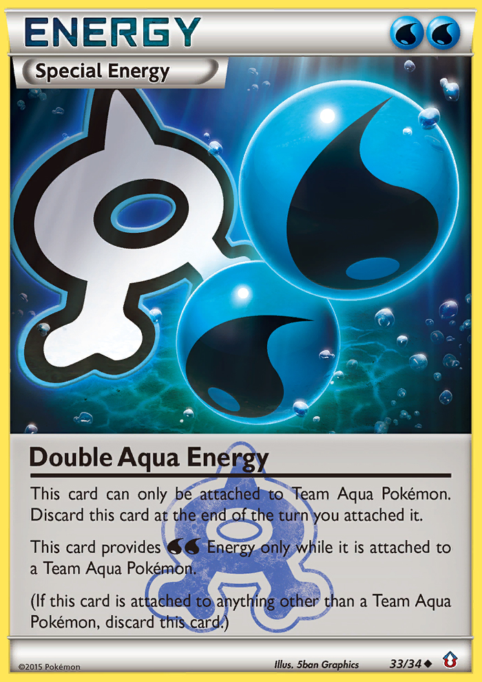 Double Aqua Energy (33/34) [XY: Double Crisis] | Clutch Gaming