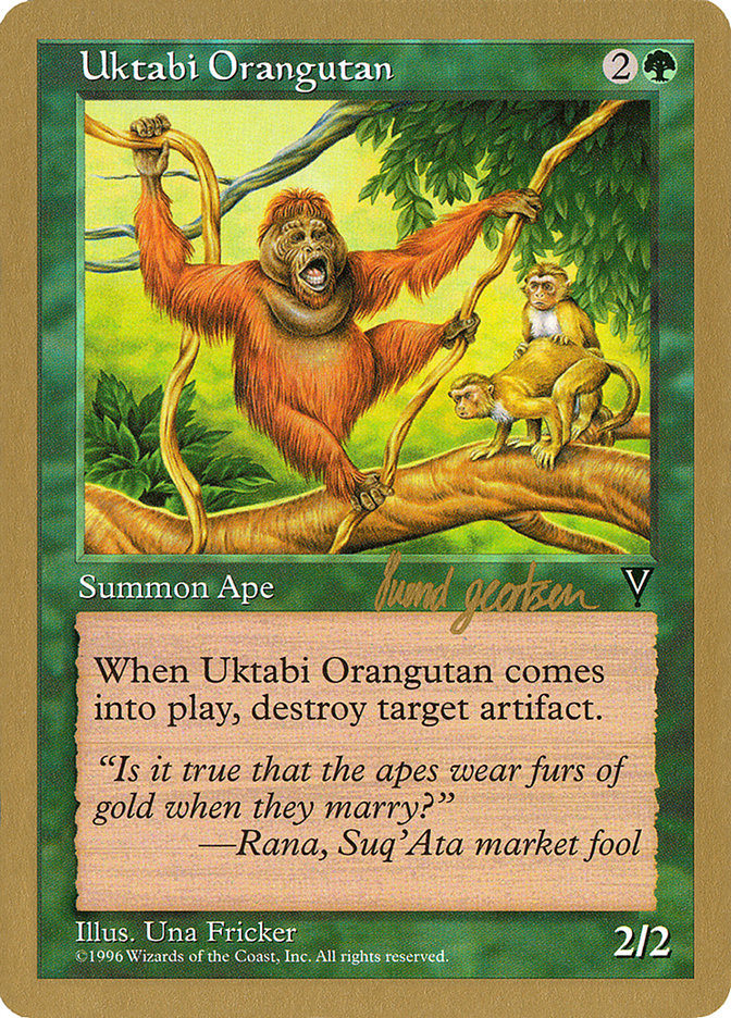 Uktabi Orangutan (Svend Geertsen) (SB) [World Championship Decks 1997] | Clutch Gaming