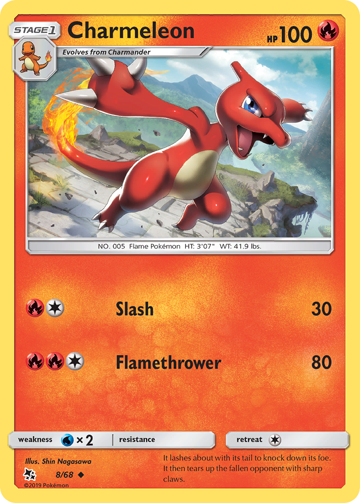 Charmeleon (8/68) [Sun & Moon: Hidden Fates] | Clutch Gaming