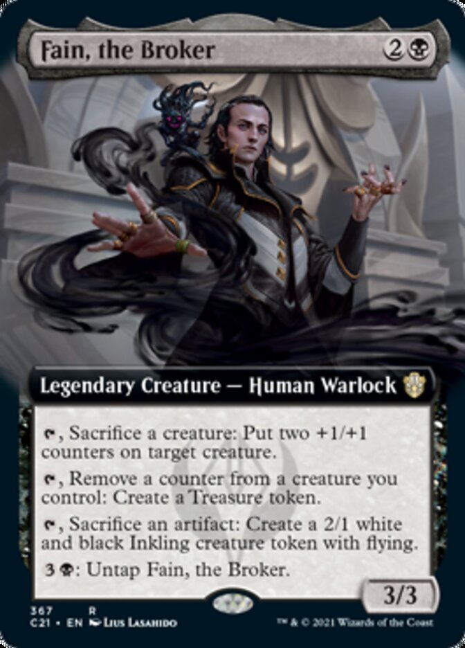 Fain, the Broker (Extended Art) [Commander 2021] | Clutch Gaming