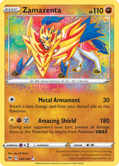 Zamazenta (102/185) [Sword & Shield: Vivid Voltage] | Clutch Gaming