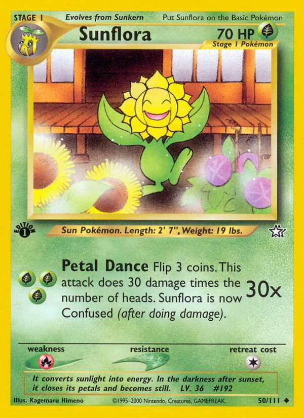 Sunflora (50/111) [Neo Genesis 1st Edition] | Clutch Gaming