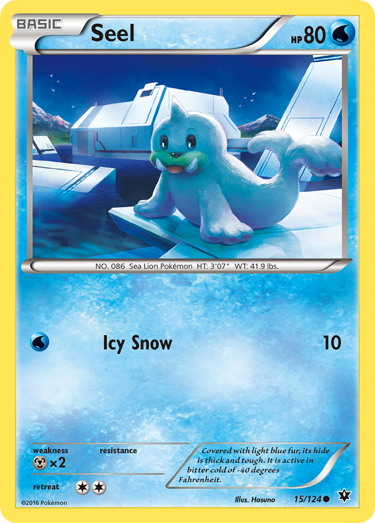 Seel (15/124) [XY: Fates Collide] | Clutch Gaming