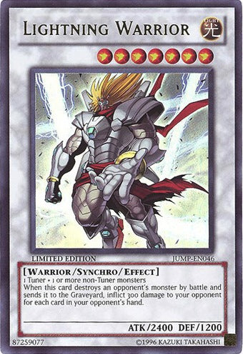 Lightning Warrior [JUMP-EN046] Ultra Rare | Clutch Gaming