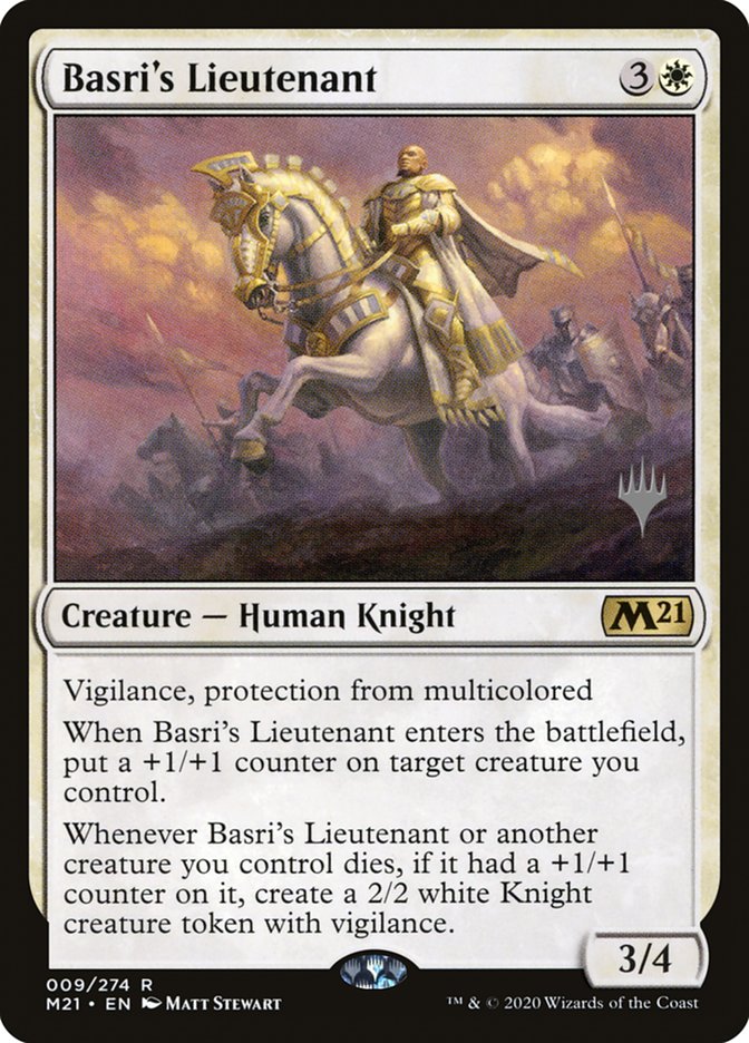 Basri's Lieutenant (Promo Pack) [Core Set 2021 Promos] | Clutch Gaming