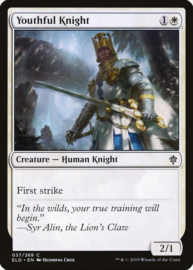 Youthful Knight [Throne of Eldraine] | Clutch Gaming