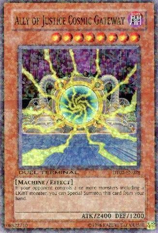 Ally of Justice Cosmic Gateway [DT02-EN028] Super Rare | Clutch Gaming