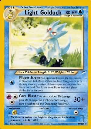 Light Golduck (47/105) [Neo Destiny Unlimited] | Clutch Gaming