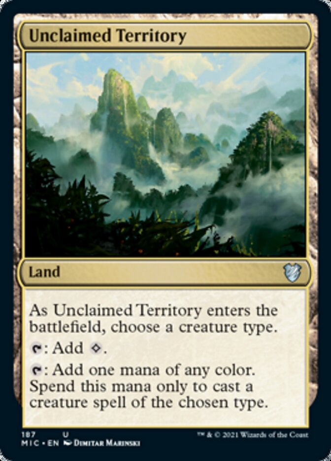 Unclaimed Territory [Innistrad: Midnight Hunt Commander] | Clutch Gaming