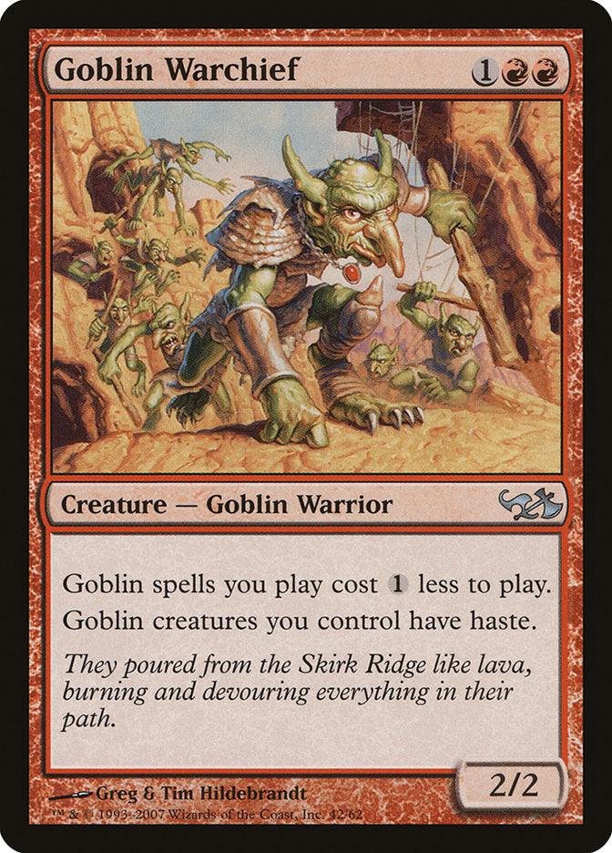 Goblin Warchief [Duel Decks: Elves vs. Goblins] | Clutch Gaming